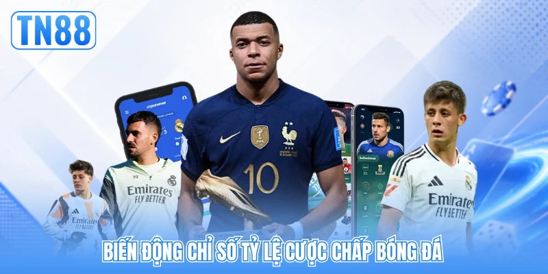 Biến động chỉ số tỷ lệ cược chấp bóng đá