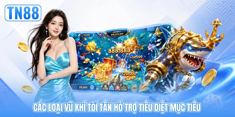 Các loại vũ khí tối tân hỗ trợ tiêu diệt mục tiêu