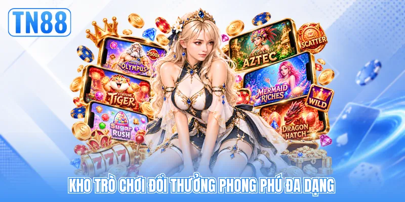 Kho trò chơi đổi thưởng phong phú đa dạng