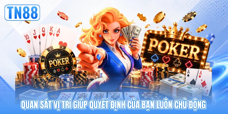 Quan sát vị trí giúp quyết định của bạn luôn chủ động
