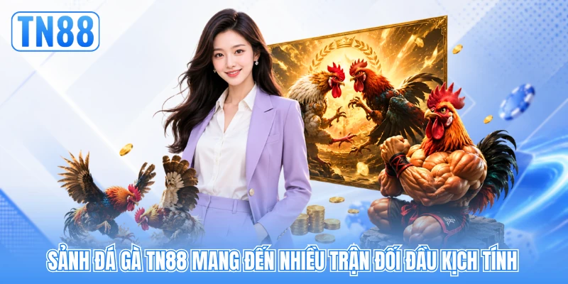 Sảnh đá gà TN88 mang đến nhiều trận đối đầu kịch tính