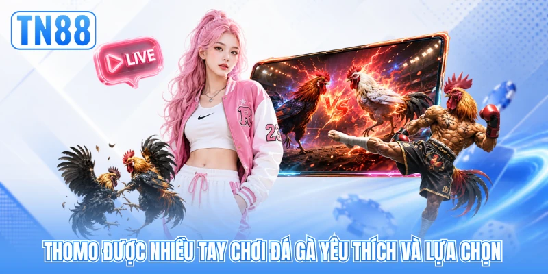 Thomo được nhiều tay chơi đá gà yêu thích và lựa chọn
