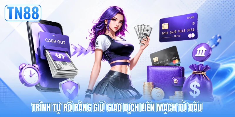 Trình tự rõ ràng giữ giao dịch liền mạch từ đầu